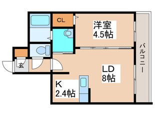 I Cube 札幌Ⅲの物件間取画像